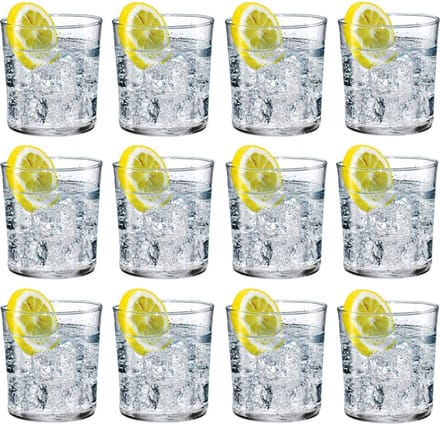 Bormioli Rocco Drinkglazen Bodega - 12x stuks - transparant - 370 ml - Waterglazem/sapglas