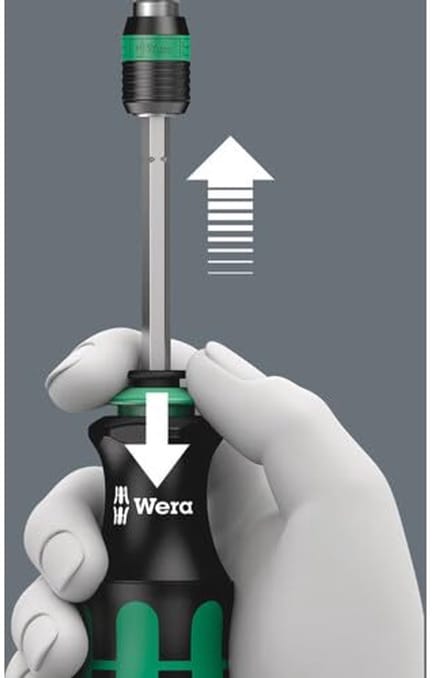 Zeskantschroevendraaier met Snelwisseltang en Ergonomische Handgreep - 133mm Blade