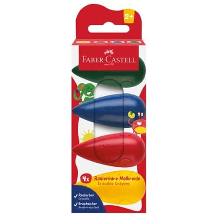 Faber-Castell waskrijt - Bulb - 4 stuks op karton blister - FC-120408