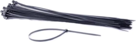 Bindbandje Zwart - 200 x 3,6 mm