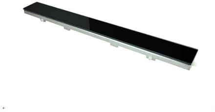 Sanifun Glasrooster zwart 700 x 70 tbv RVS douchegoot