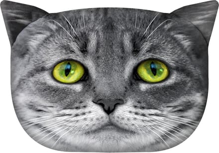 Bertoni - Design sierkussen met kat motief sierkussen met verborgen ritssluiting en vulling Lolek