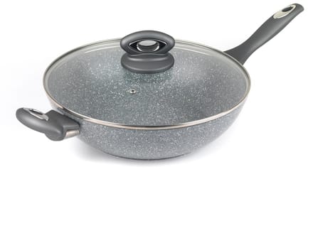 Salter Marblestone 28 cm wok – antiaanbaklaag, PFOA-vrij