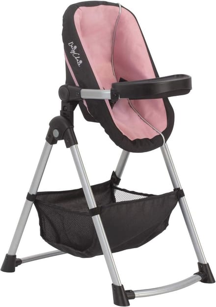 Poppenautostoeltje en Kinderstoel 2-in-1 - Classic Pink