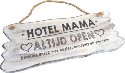 Hangbordje Hotel Mama
