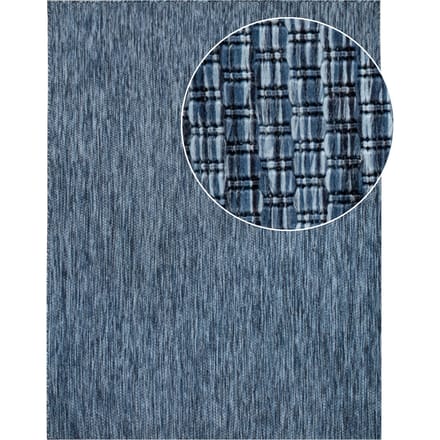 Binnen- en buitenkleed Venezia blauw 80x150 cm