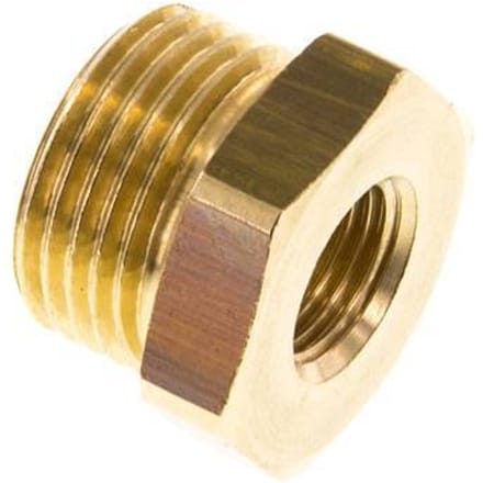 G 1/8'' x G 3/8'' F/M Messing Verloopring 16 Bar [5 Stuks]