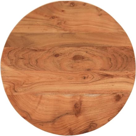 Ronde Tafelblad Massief Acaciahout 60 cm Dikte 2,5 cm