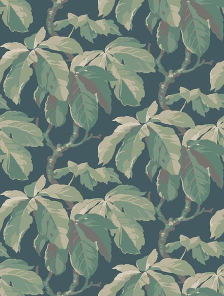 Boråstapeter Vliesbehang 4838 - New Heritage - Botanisch Blauw - 53cm x 10.05m