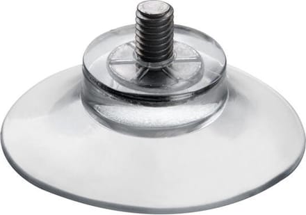 Zuignap met schroefdraad - 30 mm - 10 stuks