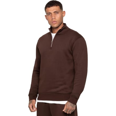 Enzo Milano | Heren Half Zip Sweatshirt