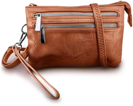 THL Design - Dames Schoudertas - Klein tasje - Veel Vakken - Bruin
