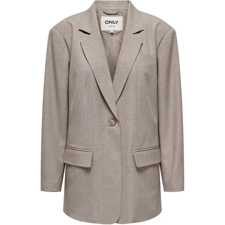 Relaxed Fit longblazer met 1-knoops sluiting model 'LINDA'