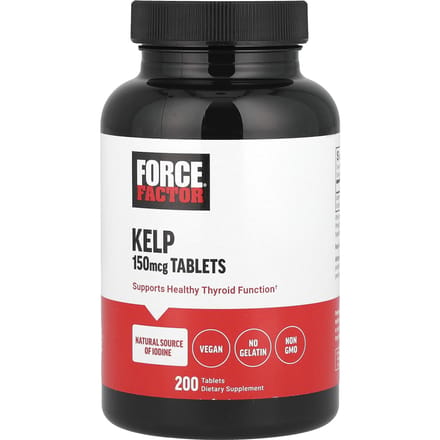 Force Factor, Kelp, 150 mcg, 200 Tabletten