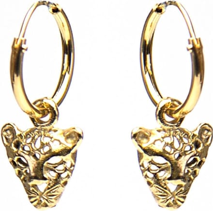 Karma Hoops M1984 -Goldplated Oorringen Panther