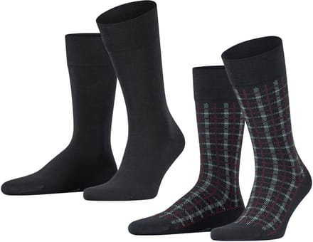 Esprit Sokken Multi Check 2-Pack