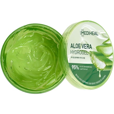 MediHeal Aloe Vera Hydrogel 300g+ RANDOM GIFT green
