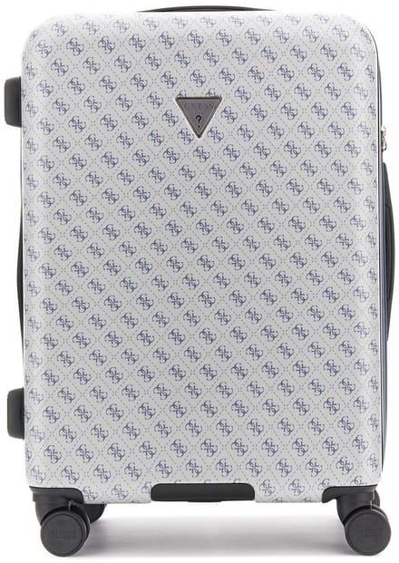 GUESS trolley Jesco 22 In 8-Wheeler Exp. Slate Logo Lichtgrijs 64cm
