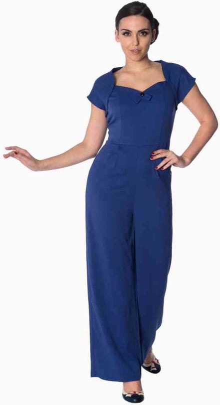 Dancing Days - PLAYFUL Jumpsuit - S - Blauw