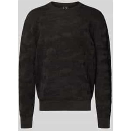 Gebreide pullover met ribboorden