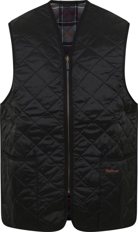 Barbour Voering Quilted Zip-in Zwart - Maat 46 - Heren - Binnenjas