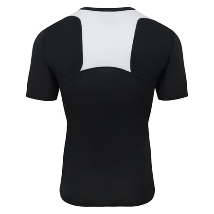 Umbro Unisex Elite V-hals Base Layer Top voor volwassenen (Zwart)