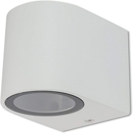 Aluminium Wandlamp Wit - Buiten- en Binnenlamp met IP44-classificatie