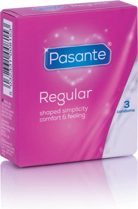 Pasante Regular - 3 stuks - Condooms