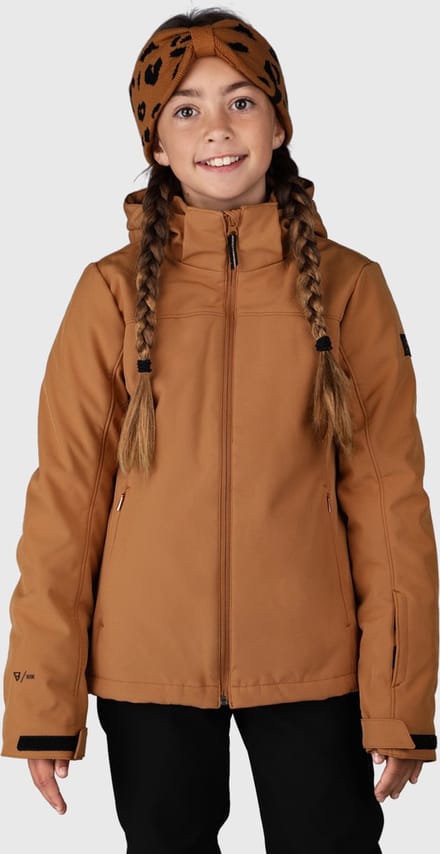 Brunotti Ariesta-JR-N Meisjes Softshell Skijas - Bruin - 140