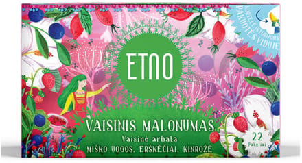 Fruitinfusie ETNO Fruity Pleasure, 22 stuks