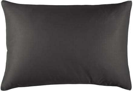De Witte Lietaer Kussensloop Olivia Ebony - 50 x 70 cm - Zwart - Katoen Satijn
