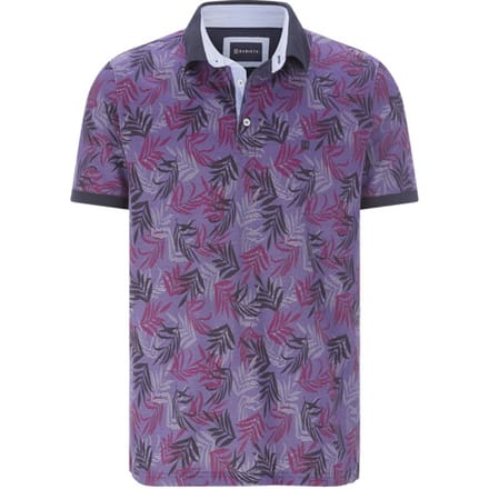 Babista herren Poloshirt - 56/58 - lila - Plus Size