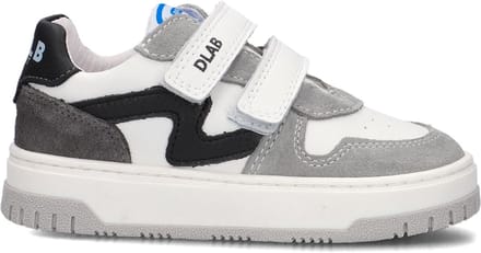 Develab 45243 Sneakers Jongens - Leren Sneaker - Grijs - Maat 24