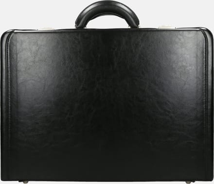 D&N lederwaren attache koffer black