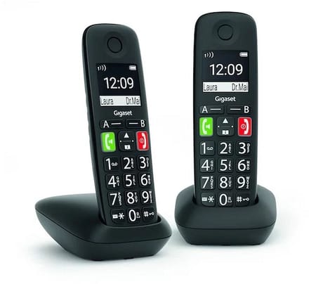 Gigaset E290R - Zwart - 2 handsets