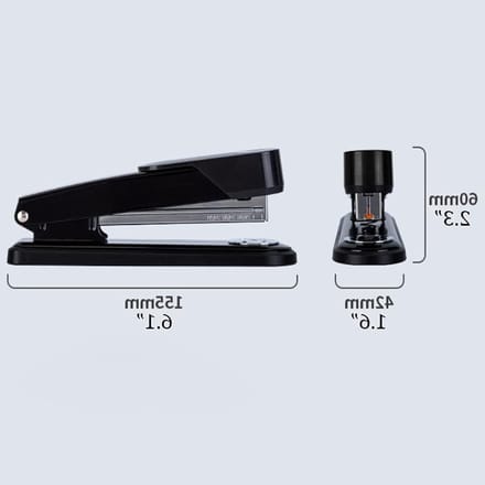 Nietmachine Bureau - Papier Binder - Documenten Binden - Veiligheidsslot - 155 x 42 x 60 mm - Blauw