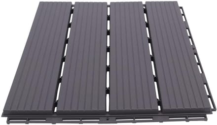 Terrastegels - Balkon vloer - Tuin Opknappen - Interlocking Systeem - 22 Stuks - Grijs