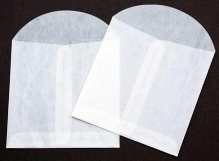 Pergamijn Envelopjes 9x9cm (100 stuks) | pergamijn zakjes | glassine zakjes