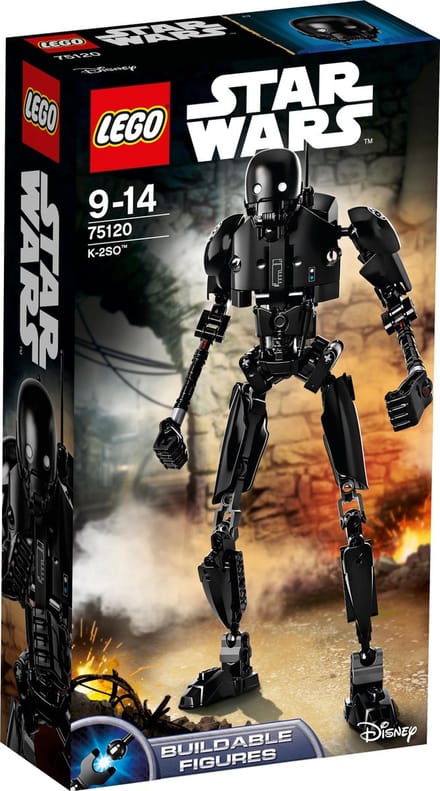LEGO Star Wars K-2SO Bouwfiguur Zwart, Grijs 75120