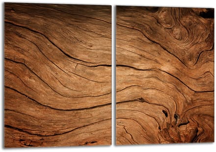 TMK ArtDeko - Snijplank - Glas - 40x52 cm - Hout Design