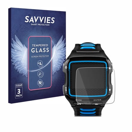 Savvies - Glas Screenprotector voor Garmin Forerunner 920XT - Gehard Beschermglas 9H 3 Stuks
