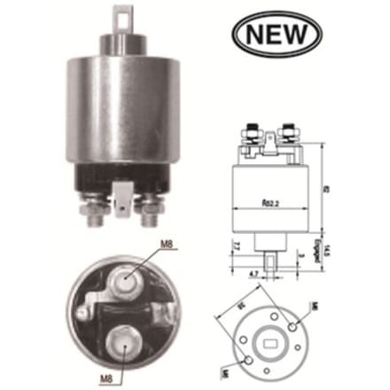 Magneetschakelaar, starter MAGNETI MARELLI 940113050553