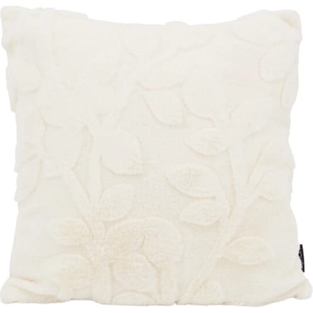 NOVÉE Furry plant crème | 45 x 45 cm | kussenhoes | polyester