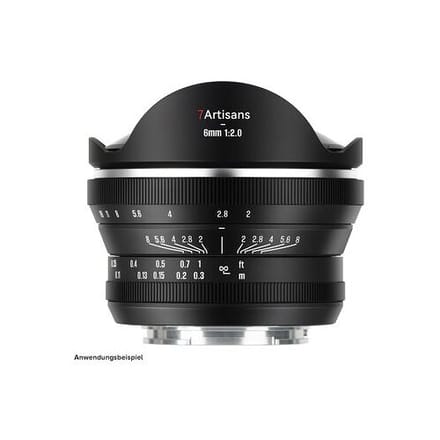 7Artisans 6mm f/2 fisheye  Fuji X-Mount
