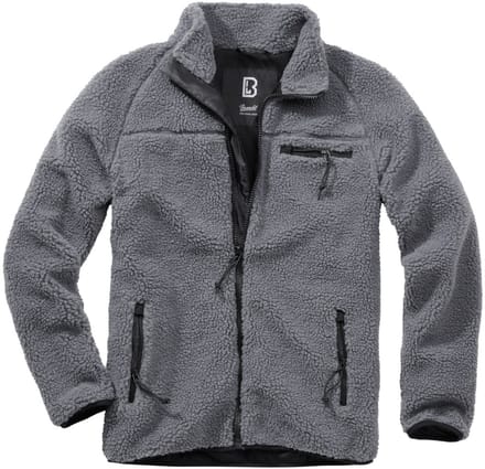 Brandit - Teddyfleece Jacket - L - Grijs