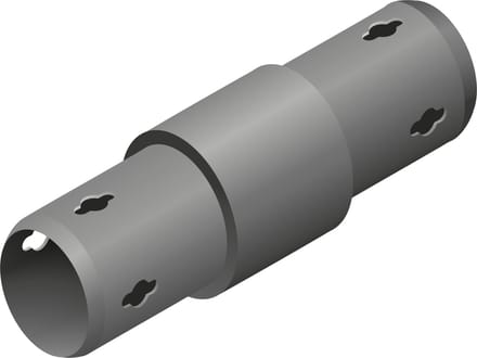 Quadro 2-way Straith Connector