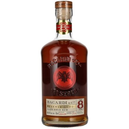 Bacardi 8 Años RESERVA OCHO Rare Gold Rum 40% Vol. 0,7l