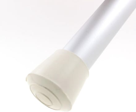 Witte rubberen einddoppen 18 mm voor tafels en stoelpoten