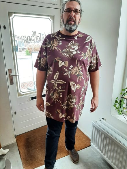 Duke 555 Baxter T-Shirt Rood Plussize 2XL / Rood / Katoen