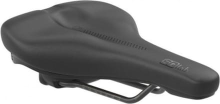 SQlab Fietszadel 602 Ergolux® - Active 2.1 - 17 cm - City / Tour Zadel - Zwart